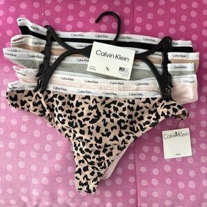 Calvin klein panties thong 5 pack pieces size médium